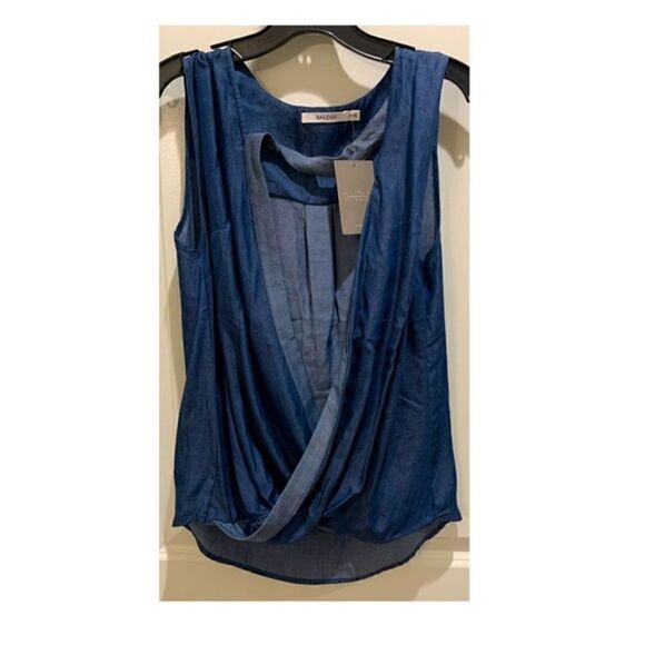 Bailey 44 Denim Blouse  - Picture 1 of 2